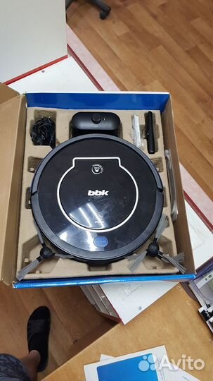 Робот пылесос BBK чёрный гарантия