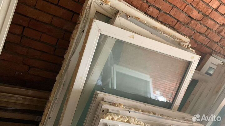 Пластиковые окна и двери бу