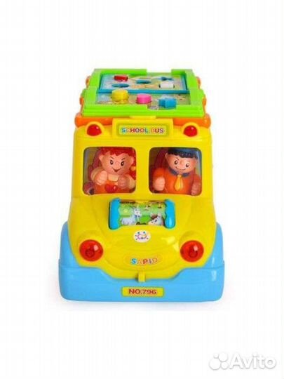 Hola: школьный автобус с подсветкой и музыкой