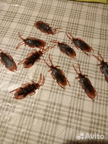 10 резиновых тараканов игрушечные хэллоуин декор