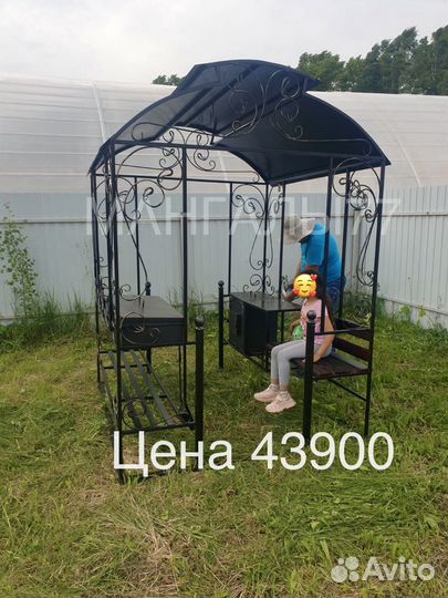 Мангал с крышей/ беседка