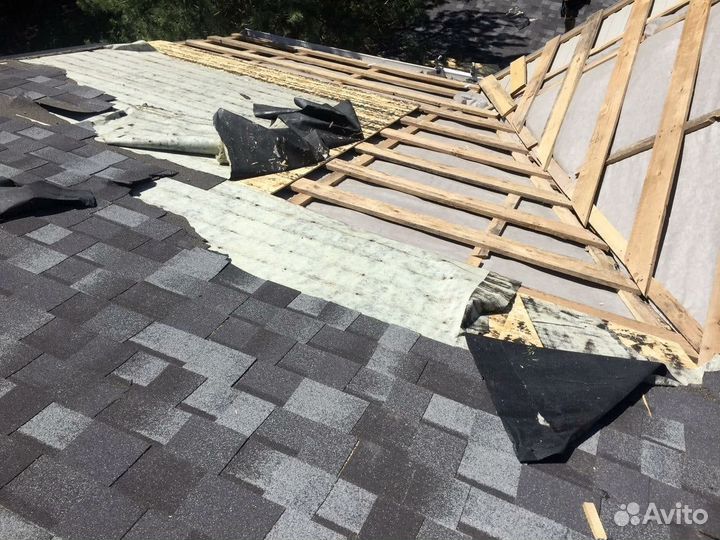 Замена крыши кровли кровельные работы