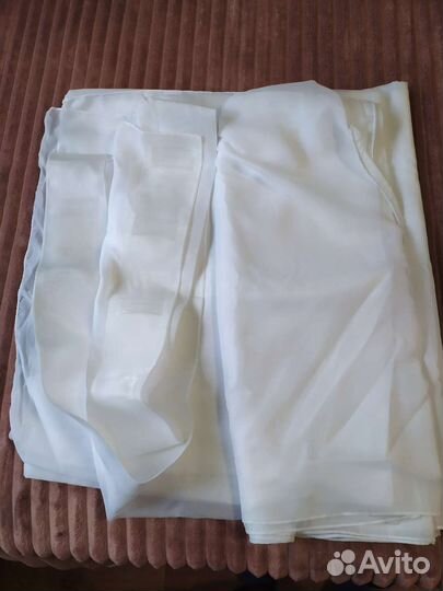 Тюль белая 2 штуки