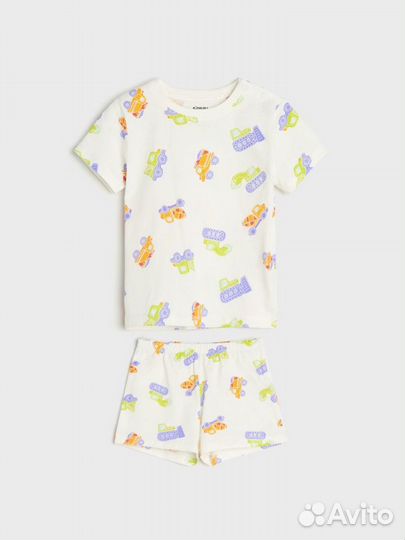 Пижама детская для малышей, хлопковая sinsay