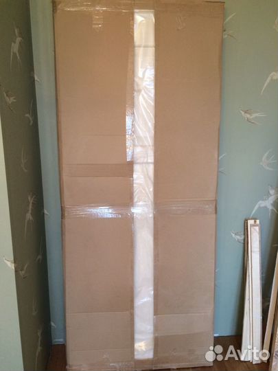 Дверь. Шпон белого ясеня. Новая