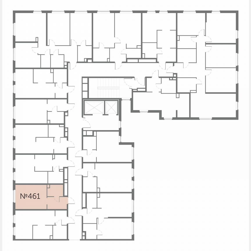 Апартаменты-студия, 22,6 м², 16/17 эт.