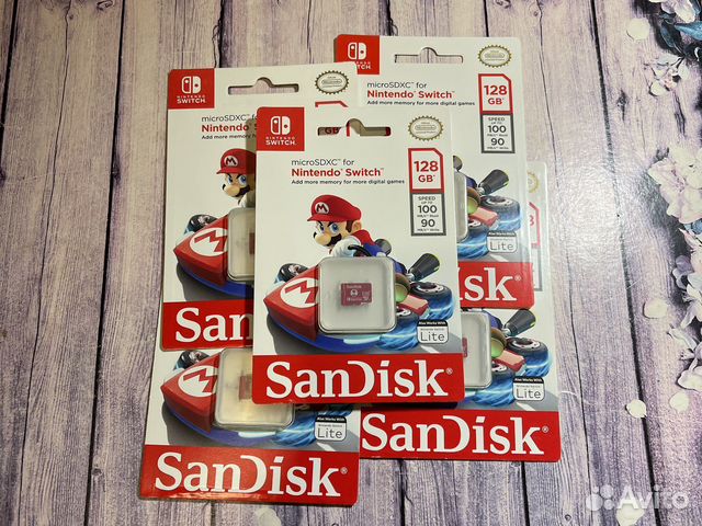 Карта памяти для nintendo switch 128 GB