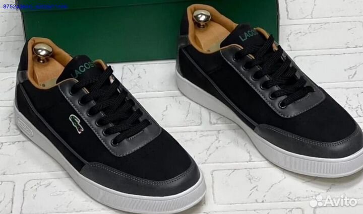 Кеды lacoste black 