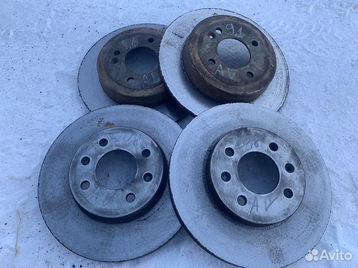 Диски тормозные kia rio3, mazda 6, toyota avensis2