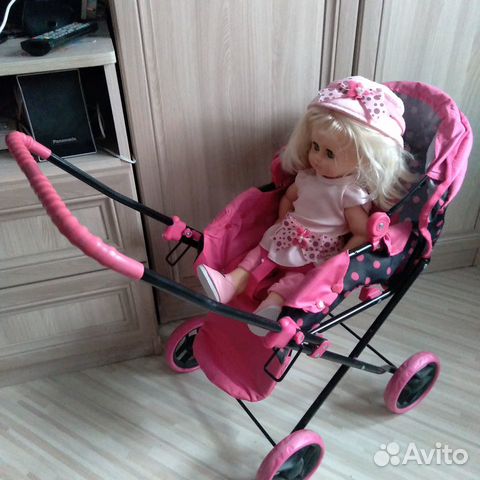 Коляска для куклы +кукла+