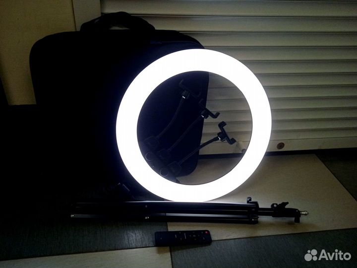 Кольцевая Лампа для Селфи 46 см + Сумка +Штатив 2м