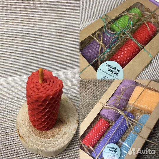 Свечи из натуральной вощины