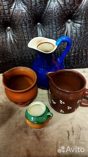Старинная керамика. Кувшины, горшки