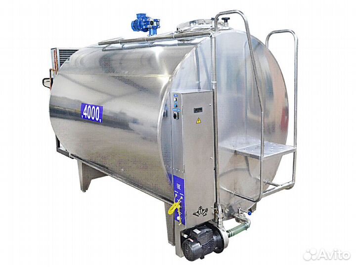 Танк охладитель молока закрытого типа