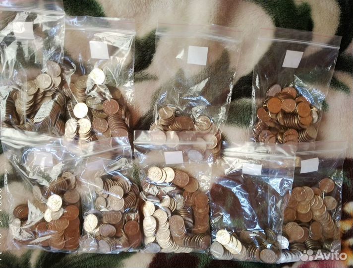 1, 5, 10, 50 копеек, 1, 2, 5, 10 рублей 1997-2015