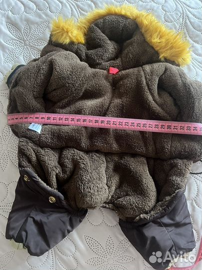 Комбинезон зимний для собак мелких пород