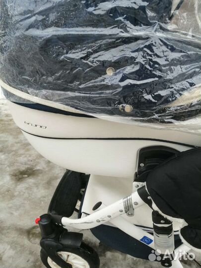 Коляска 2 в 1 эко кожа