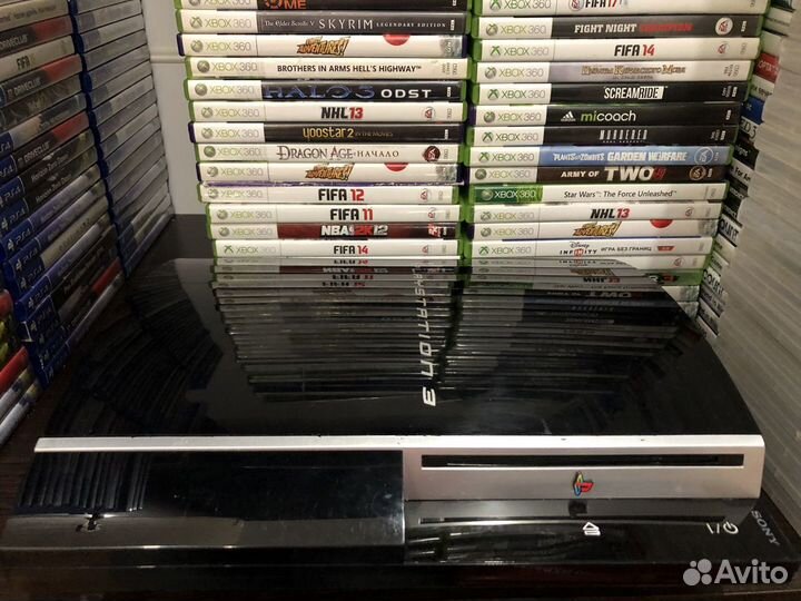 Sony PS3 500 гб прошитая игр 39