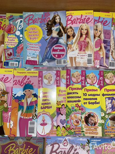Журналы Барби Barbie 2002,2003,2005,2006, спец