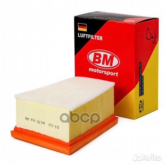 Фильтр воздушный nissan/ renault FA 3174 BM-Mot