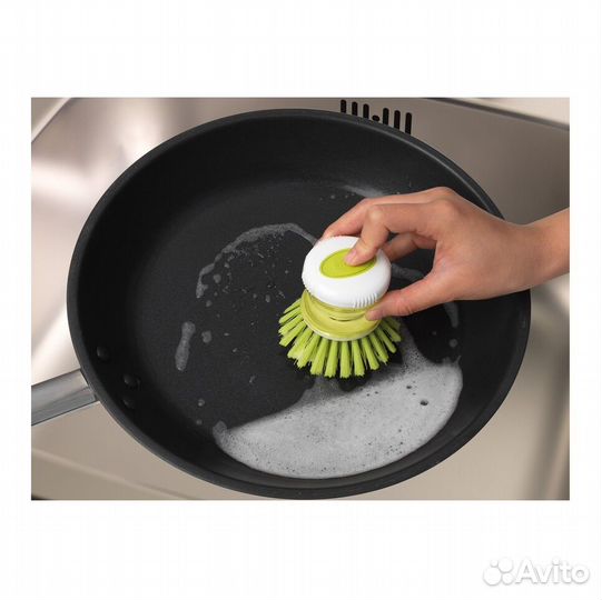 Щетка с дозатором для мытья посуды сковородок Икеа