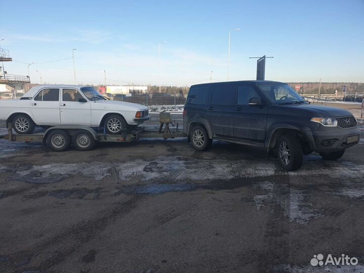 Эвакуатор уаз,Нива с прицепом
