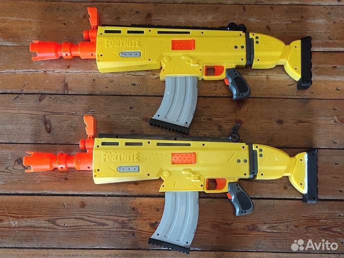 Бластер nerf fortnite