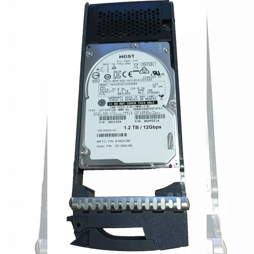 [108-00432] Жесткий Диск Netapp 1.2tb Sas 2,5" Hdd 108-00432