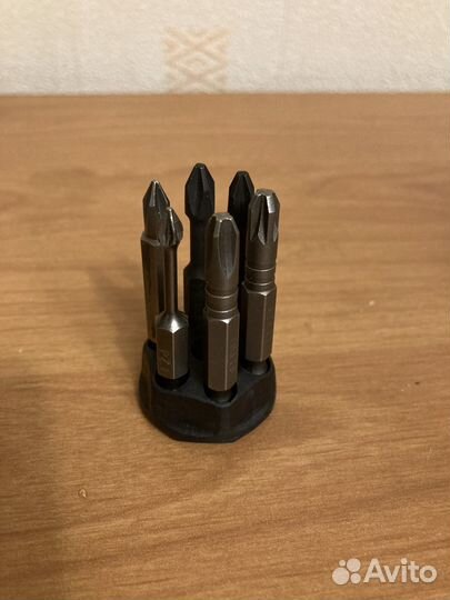 Набор бит для шуруповерта 6шт