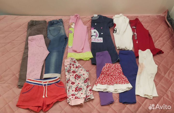 Вещи пакетом на девочку 98