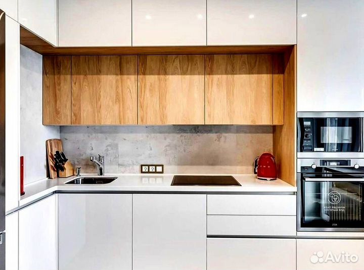 Современная кухня на заказ мдф фасады