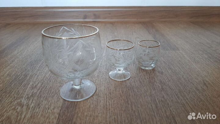 Подарочный набор фужеров, рюмок, стопок