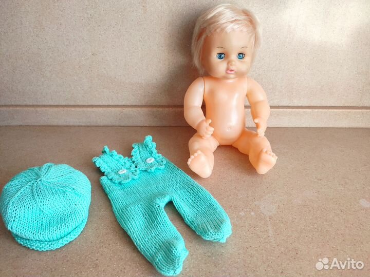 Кукла пупс ГДР с новой одеждой