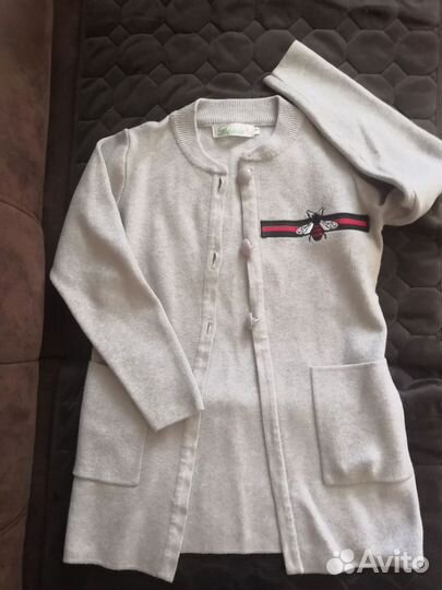 Школьная форма для девочки 128 серая