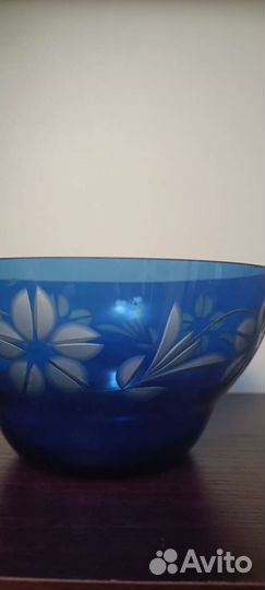 Ваза конфетница СССР хрусталь бокал