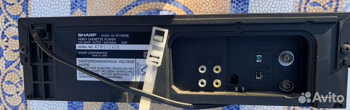 Видеомагнитофон sharp