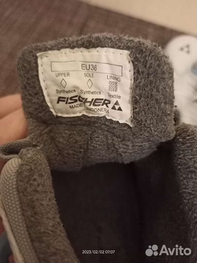 Лыжные ботинки fischer 36