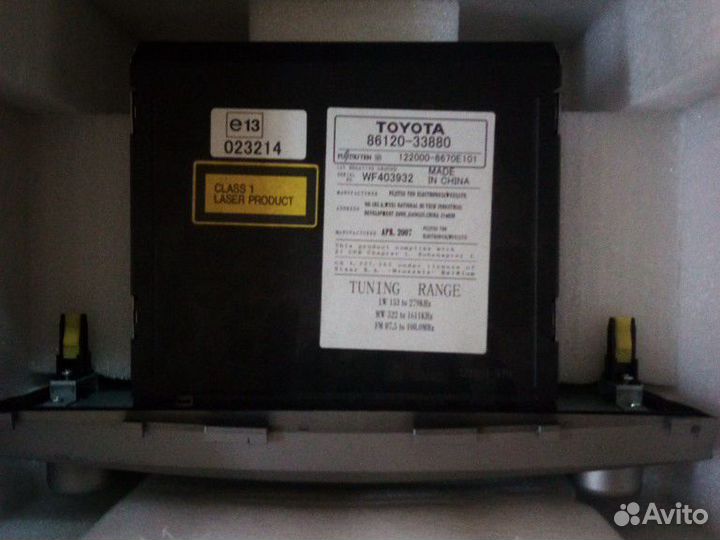 Автомагнитола Toyota