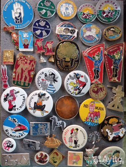 Знаки и значки СССР, детские, животные