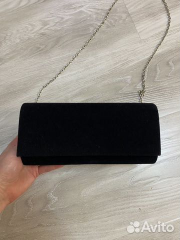 Клатч бархатный женский