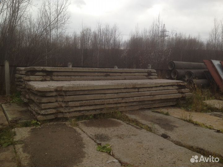 Плиты дорожные, перекрытия, заборные, кан кольца