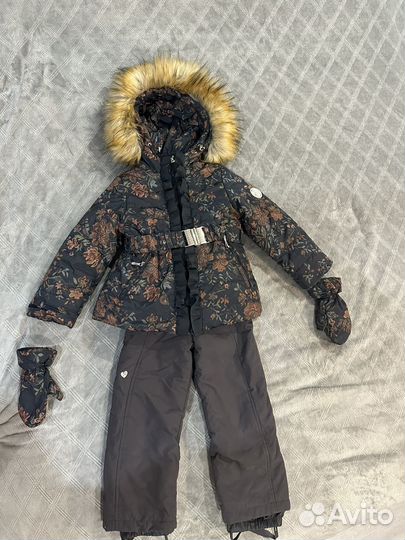 Зимний комбинезон для девочки 104
