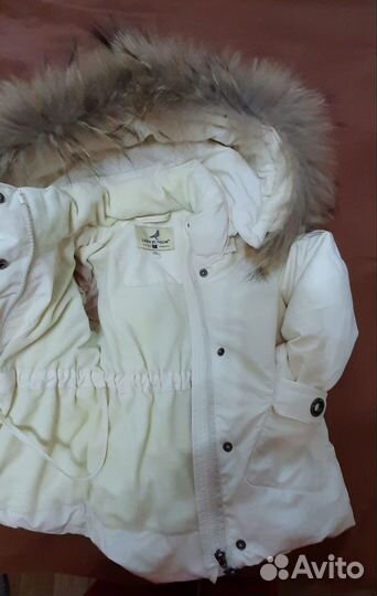 Парка для девочки 80 86 размер