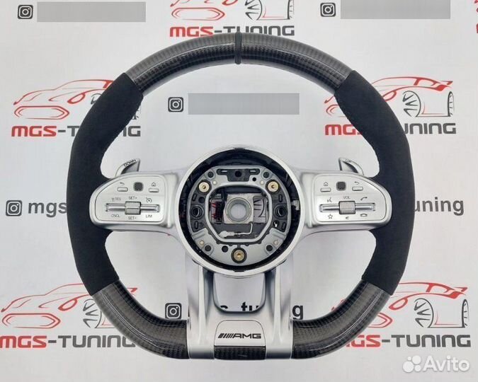 Руль 45 AMG Карбон на Mercedes CLA-Class C118