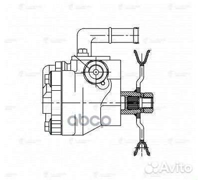 Насос гидроусилителя Hyundai Accent (99) 1.3i