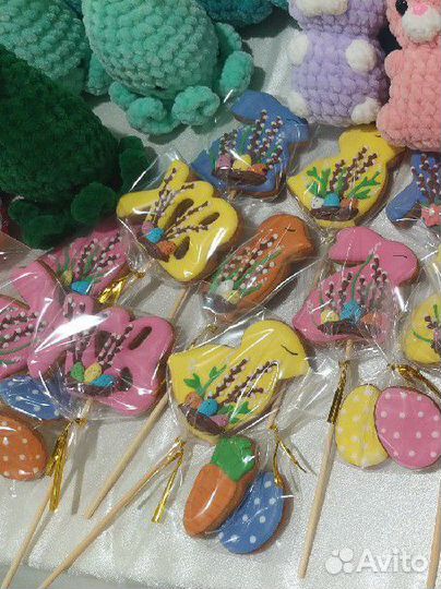 Пряники топперы на пасху