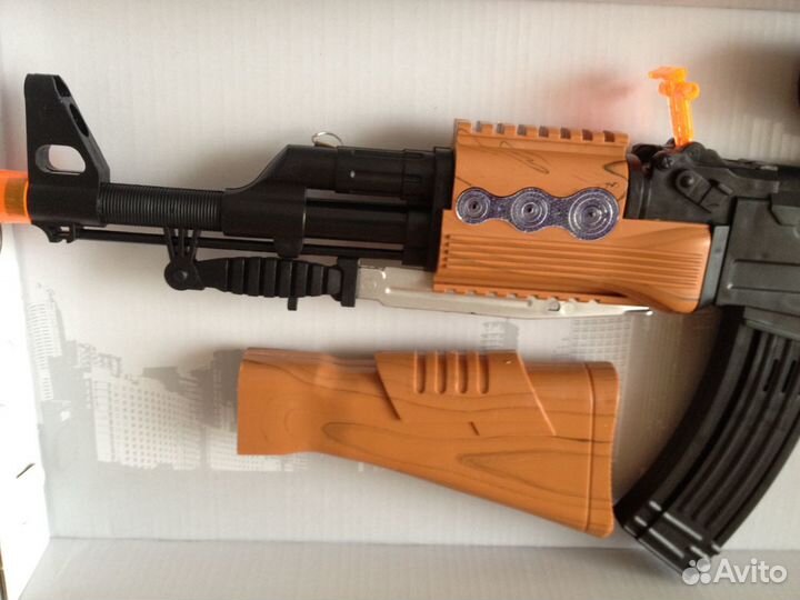 Автомат Калашникова детский со штыком