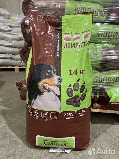 Корм для собак дилли