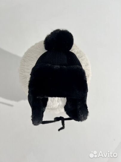 Шапка ушанка зимняя женская