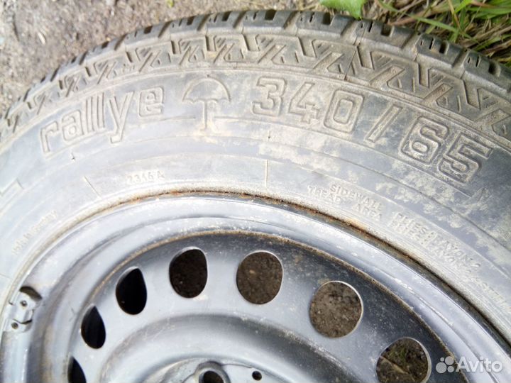 Колесо 195/65R15 Uniroyal запаска Mers-124 1шт